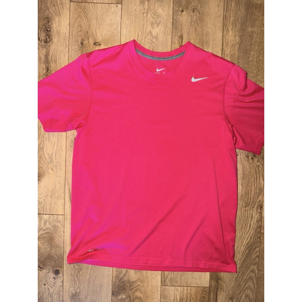 Woman's Nike Drifit Athletic Activewear T-Shirt PINK Sz Medium